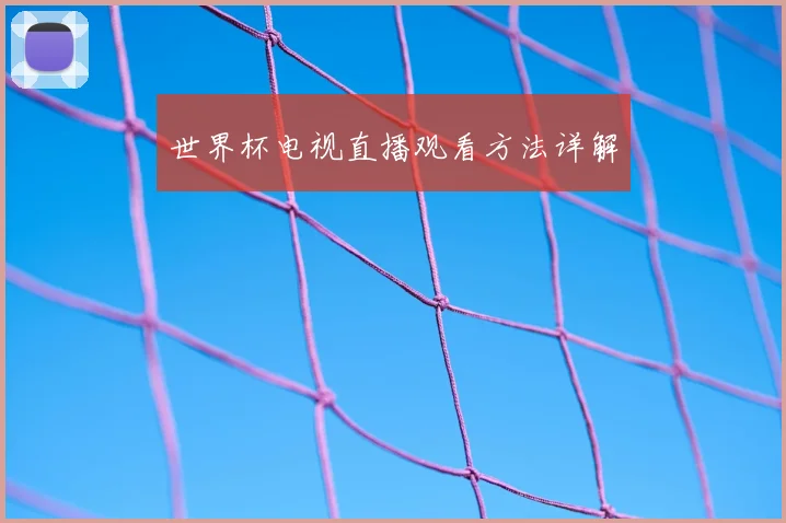 世界杯电视直播观看方法详解