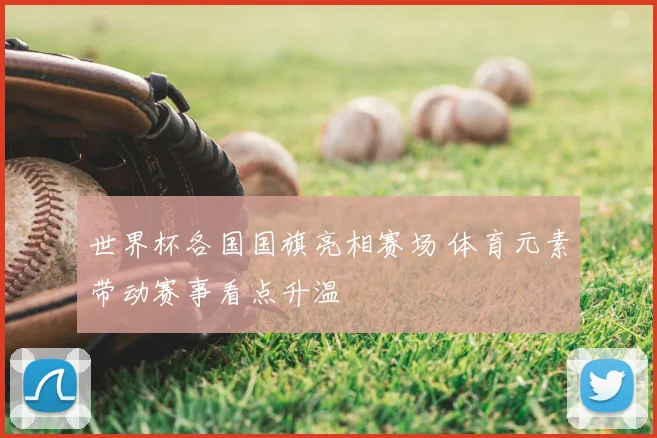 世界杯各国国旗亮相赛场 体育元素带动赛事看点升温